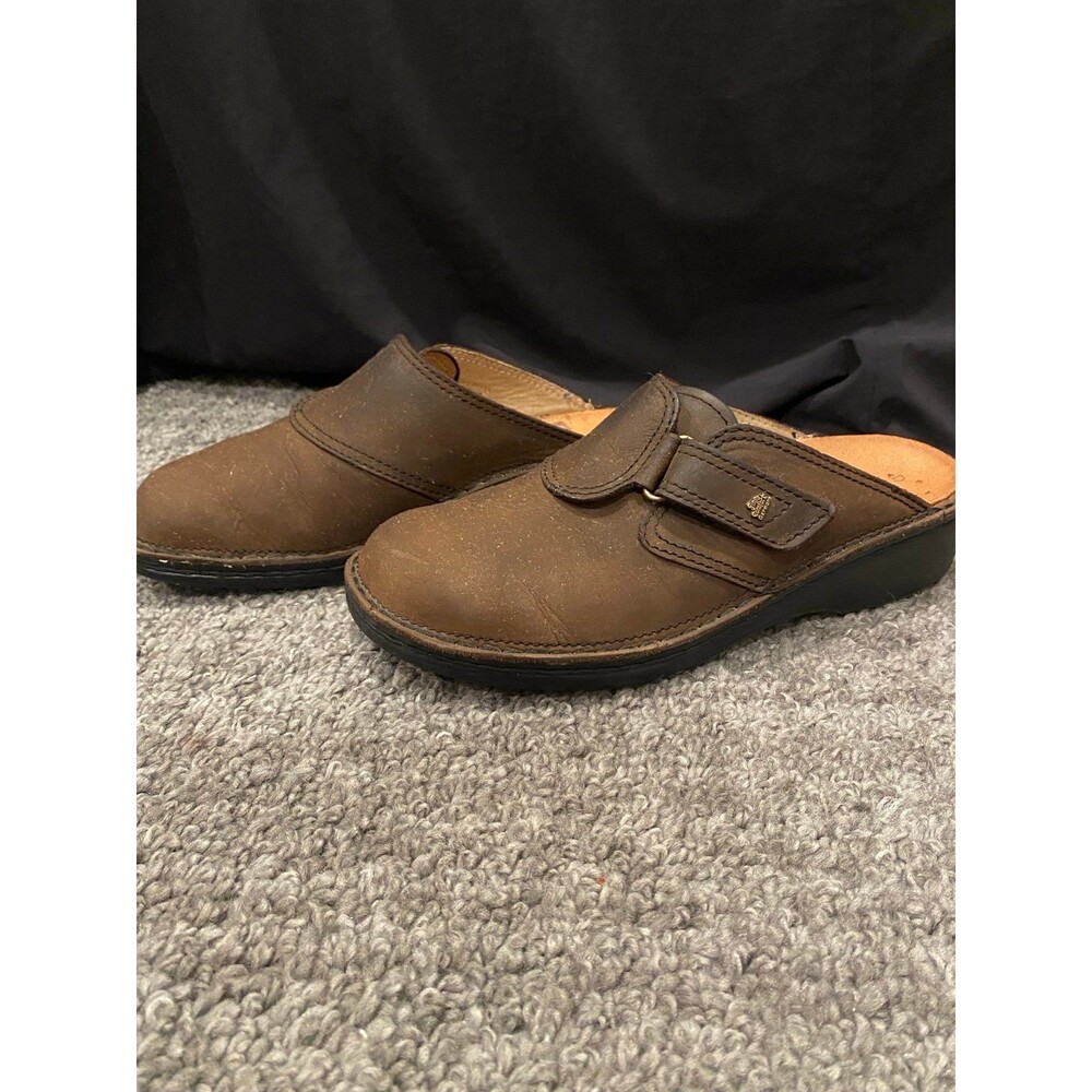Finn Comfort Women’s German Leather Mules Slip On Clogs 37 - Picture 7 of 7